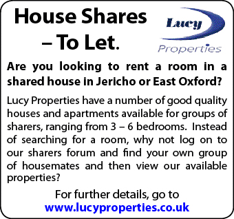 Daily Info, Oxford Accommodation: houseshare rooms to let