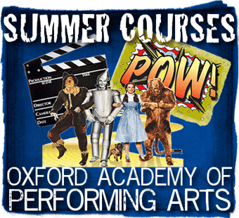 Drama, Music & Dance courses, Holiday Courses & Summer Courses with the Oxford Academy of Performing Arts. Click for more.