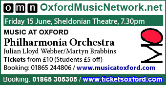 Classical Concert: Philharmonia Orchestra, Sheldonian, Fri 15th June