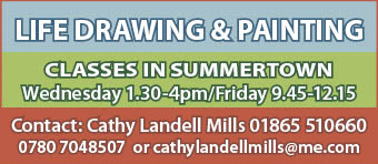 Life drawing, drawing and painting classes to be held in Summertown