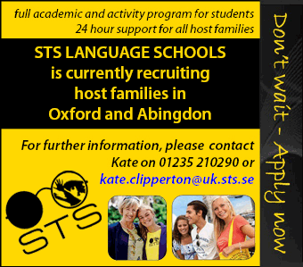 STS Language Schools is currently recruiting host families in Oxford and Abingdon STS Language Schools is currently recruiting host families in Oxford and Abingdon