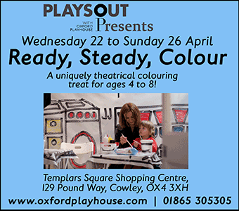 Playsout presents Ready, Steady, Colour. Thu 29th May - 8 June
