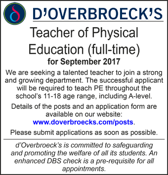 Pe teacher jobs cambridgeshire