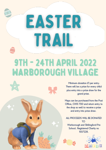 Easter Trail in Warborough, 9th - 24th April