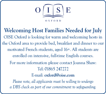 Welcoming Host Families Needed for July