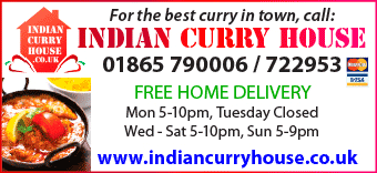 Indian Curry House: free home delivery and the best curry in Oxford!