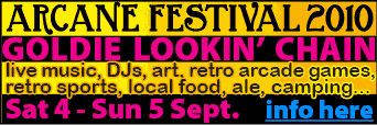 Arcane Festival: bands, djs, art, retro arcade gaming & more in Eynsham, Sat 31 Jul - Sun 1 Aug