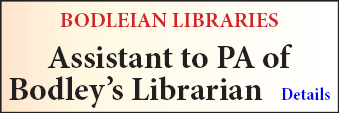 Assistant to PA of Bodley's Librarian