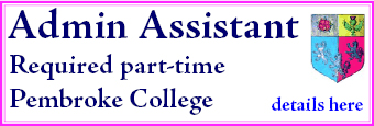 Part-time Administrative Assistant required, Pembroke College