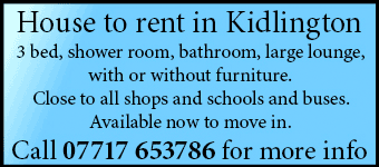3 bed house to rent in Kidlington