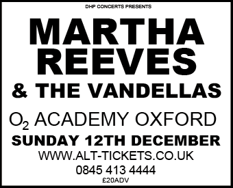 Martha Reeves and the Vandellas, O2 Academy Oxford, Sun 12 Dec 2010