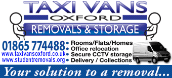Removals by Taxi Vans Oxford Removals by Taxi Vans Oxford