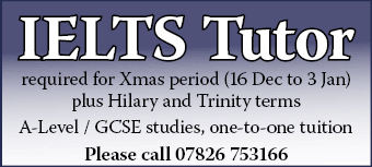 IELTS Tutor sought. IELTS Tutor sought.