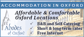 Affordable, comfortable B&B, self-catering and letting with Abodes of Oxford