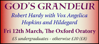 God's Grandeur: Robert Hardy with Vox Angelica