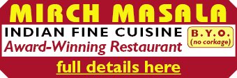Daily Info, Oxford Food: Mirch Masala Restaurant