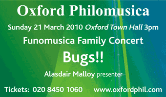Oxford Philomusica Funomusica Family Concert: Bugs! 21st March