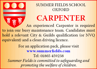 Summer Fields School seeks Carpenter