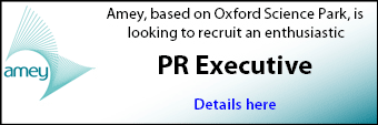Amey, based on Oxford Science Park, is looking to recruit an enthusiastic PR Executive