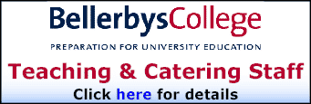 Bellerby's seeks Teaching and Catering staff