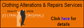 Clothing alterations & repairs services, Jo Lynn Originals