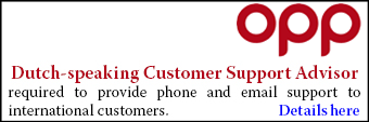OPP have a vacancy for a Dutch-speaking Customer Support Advisor