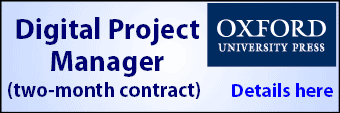 Oxford University Press seeks Digital Project Manager, 2 month contract