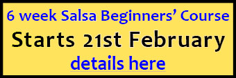 On Salsa course starts 21st February