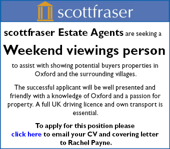 scottfraser Estate Agents are seeking a Weekend viewings person