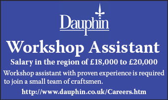 Dauphin require Workshop Assistant Dauphin require Workshop Assistant