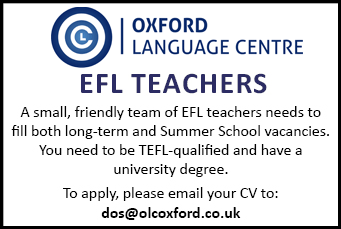 A small, friendly team of EFL teachers needs to fill both long-term and Summer School vacancies. A small, friendly team of EFL teachers needs to fill both long-term and Summer School vacancies.