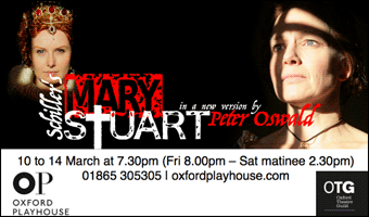 Schiller's Mary Stuart at the Oxford Playhouse, 10th-14th March 2015