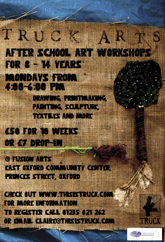 Daily Info, Oxford: After-school Art Workshops, Mondays 4-6pm, East Oxford Community Centre
