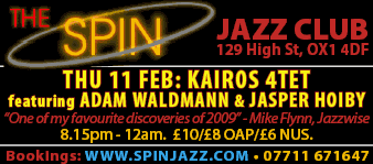 The Spin Jazz Club - Thursdays at the Wheatsheaf, Oxford