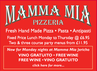 Mamma Mia, Jericho's: Top quality Italian food. Click for more!