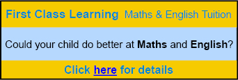 First Class Learning Maths and English tuition