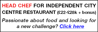 Head Chef wanted by independent central Oxford restaurant