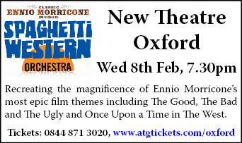 Spaghetti Western Orchestra at the New Theatre, Oxford, Wed 8th February