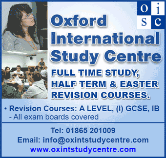 Oxford International Studies Centre offer full time study & half term / Easter revision courses