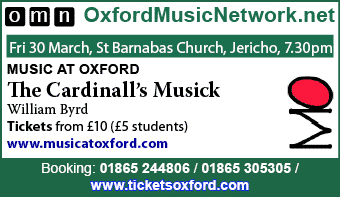 Fabulous concert: The Cardinall's Music, Fri 30th March