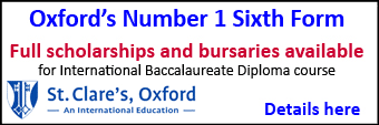 St Clare�s, Oxford�s Number 1 Sixth Form has Scholarships and Bursaries available for the International Baccalaureate course