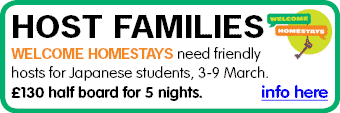 Welcome Homestays seek friendly host families for Japanese students, March 2012