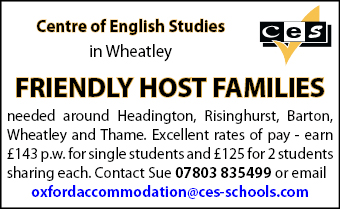 Embassy CES, Wheatley, seeks Friendly Host Families Embassy CES, Wheatley, seeks Friendly Host Families
