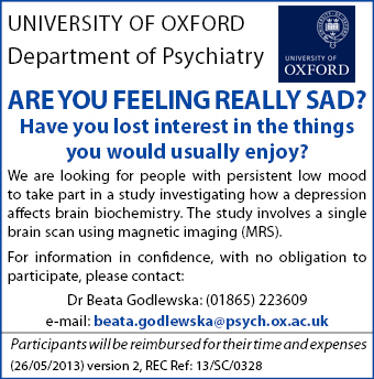 Are you feeling really sad? Take part in a study. Are you feeling really sad? Take part in a study.