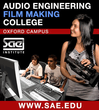 SAE Oxford offers Audio Engineering and Filmmaking courses; click for details