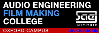 SAE Oxford offers Audio Engineering and Filmmaking courses; click for details