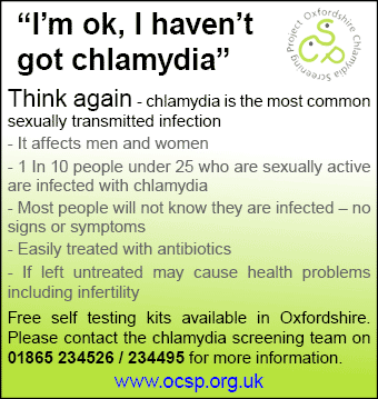 Daily Info, Oxford Services: Free Chlamydia self testing kits available