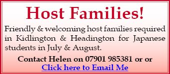Daily Info, Oxford Accommodation: Host families required