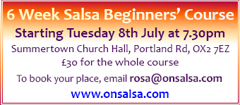 Daily Info, Oxford Events: 6-week Salsa Beginners' Course starts 8th July