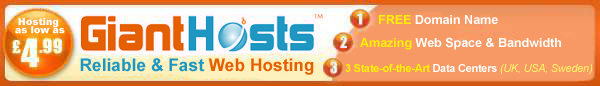 Click here for reliable and fast web hosting from Giant Hosts